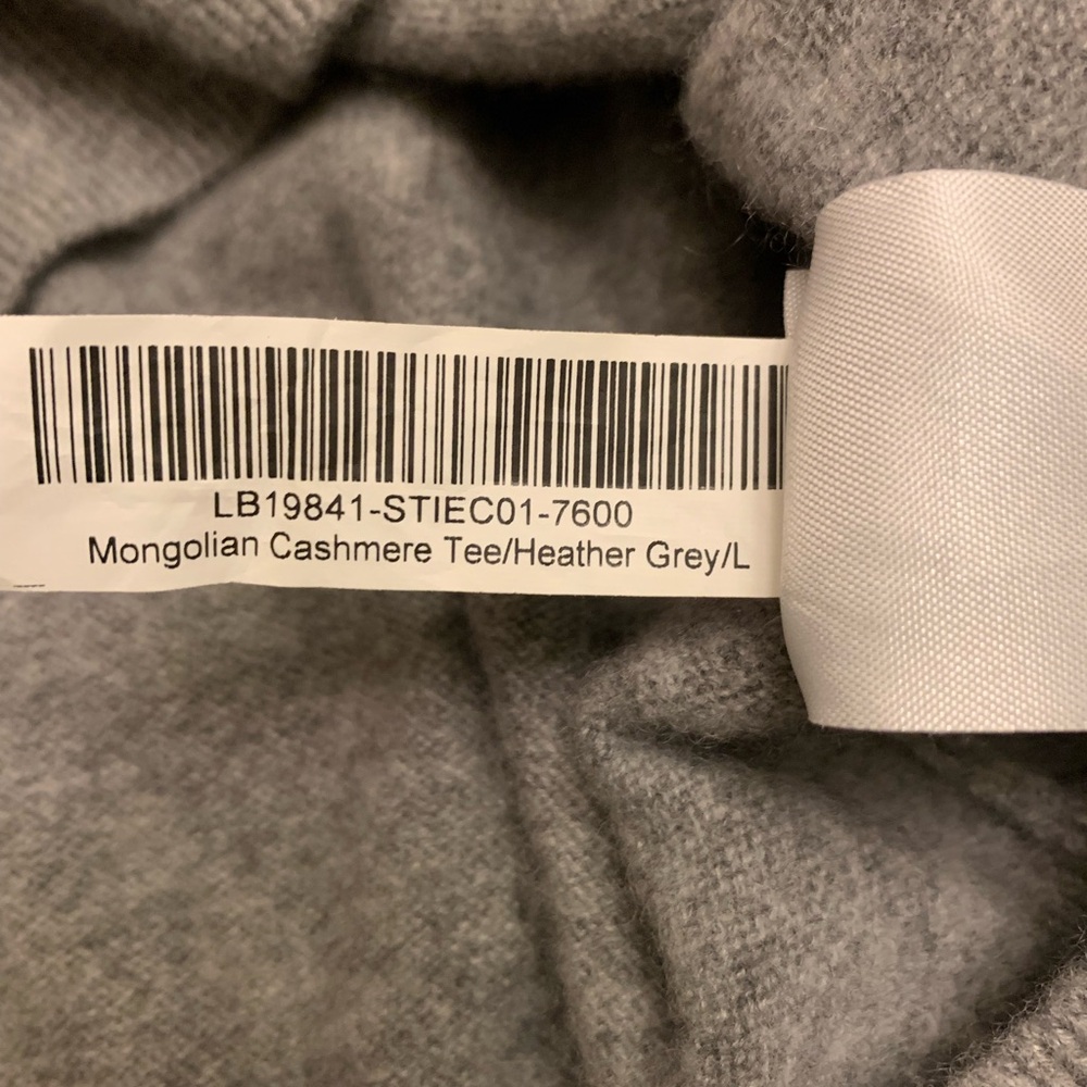 Quince   Mongolian Heather Gray  Cashmere Sweater - Picture 8 of 10